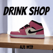 Scarpa AJ1 MID Rosa Nere