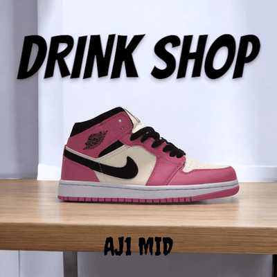 Scarpa AJ1 MID Rosa Nere